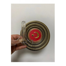 Tabak Türk Bayrağı (Ayaklı) 15cm