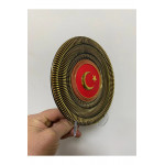 Tabak Türk Bayrağı (Ayaklı) 15cm