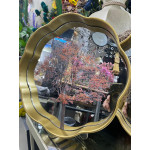 Aynalı 2 Li Dekoratif Tepsi Ağaç Desenli 34cm-35cm