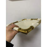 Bambu Desen Kare Derin Sunum Tabağı