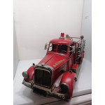 Vintage Kırmızı Eski  İtfaiye Arabası