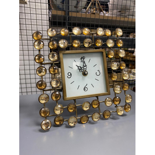 Masa Üstü Taşlı Saat 20x21cm Masa Üstü Taşlı Saat 20x21cm