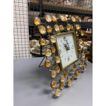 Masa Üstü Taşlı Saat 20x21cm