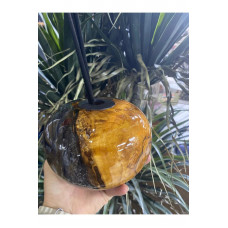 Biosy Zeytin Ağacı Ve Epoksiden Dekoratif  Oda Kokusu Şişesi  Füme 15cm