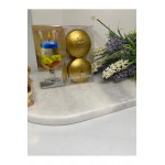 Gold Yüzen Mum 4Lü