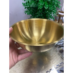 Gold Metal Paslanmaz Çelik Derin Çukur Kase Ölçekli 1400 ml