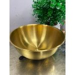 Gold Metal Paslanmaz Çelik Derin Çukur Kase Ölçekli 1800 ml