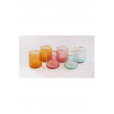 Rainbow 6'lı Meşrubat Bardağı 260 ml - B1936