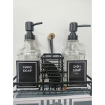 Metal Stantlı 2 Li Sıvı Sabunluk