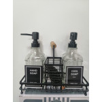 Metal Stantlı 2 Li Sıvı Sabunluk