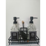 Metal Stantlı 2 Li Sıvı Sabunluk