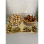 51749 Elysia Golden Touch Ayaklı Kase 2 Li