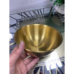 Gold Metal Paslanmaz Çelik Derin Çukur Kase Ölçekli 800 ml