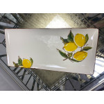 Limon Desenli Dikdörtgen Sunum Tabağı 35x15cm