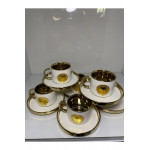 Lüx Porselen Lira Fincan Takımı