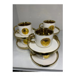 Lüx Porselen Lira Fincan Takımı