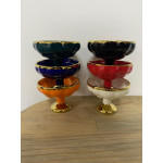 Lvn Üzüm Desenlı 6 Lı Kahve Yanı Lokumluk 