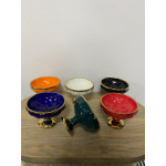 Lvn Üzüm Desenlı 6 Lı Kahve Yanı Lokumluk 