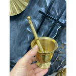 El Yapımı Pirinç Havan 10x9cm