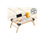 Ahşap Katlanır Tepsi 47 Cm Genişlik MT - 8108