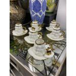 Lvn Üzüm Kahve Fincan Takımı 6 Lı