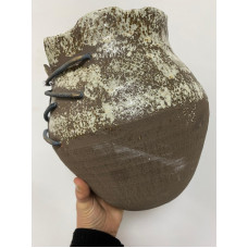 Seramik Bağcık Küp Vazo 24*23.5*25 cm