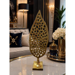 Mondeo Dekoratif Metal Yaprak Obje 58*10*57 CM