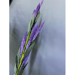 Dekoratif Yapay Lavanta Çiçek 62 Cm Mor Renk